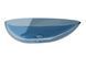 Умивальник на стільницю Besco Neya Blue Wave 60х35 клік-клак хром #UMN-60-BWC фото 2