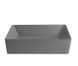 Умивальник накладний керамічний Mixxus Premium Quadro-0108 Gray 550x390x145mm Сірий (MP6652) MP6652 фото 7