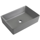 Умивальник накладний керамічний Mixxus Premium Quadro-0108 Gray 550x390x145mm Сірий (MP6652) MP6652 фото 1