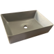 Умивальник накладний керамічний Mixxus Premium Quadro-0108 Gray 550x390x145mm Сірий (MP6652) MP6652 фото 5