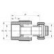 Муфта з євроконусом і накидною гайкою 20x3/4 PPR Koer K0240.PRO 210 (KP2606) KP2606 фото