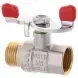 Кран кульовий 1/2 РГШ Вода Waterpro Червона ручка (WP2907) WP2907 фото 1