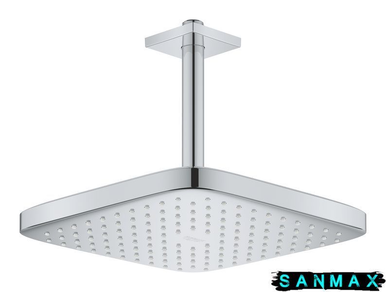 Верхній душ з стельовим кронштейном Grohe Tempesta Cube (26688000) 26688000 фото