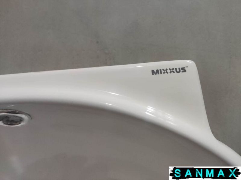 Раковина підвісна Mixxus Premium Diverse-1201-R 400х215х140mm з отвором під змішувач та переливом (MP6506) MP6506 фото
