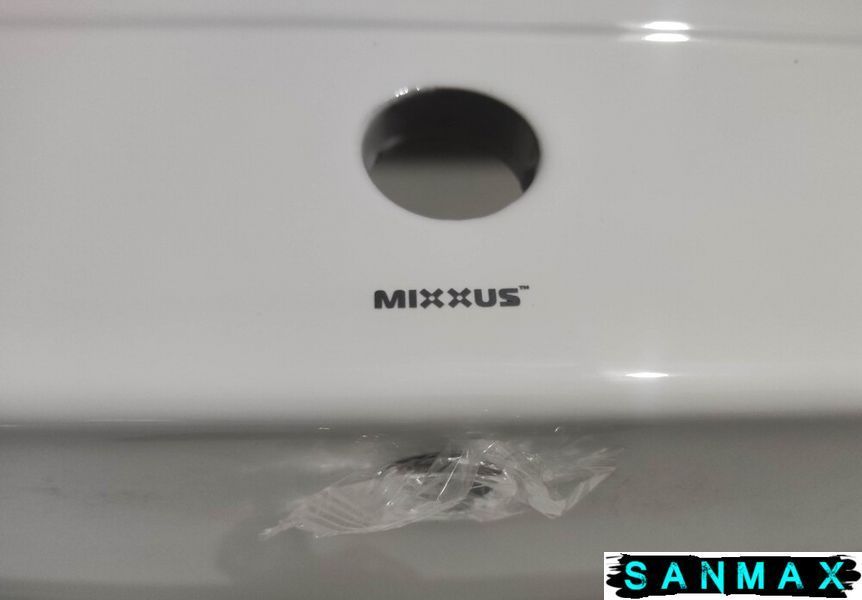 Умивальник накладний керамічний Mixxus Premium Cubic-1503 810х460х170mm з переливом (MP6497) MP6497 фото