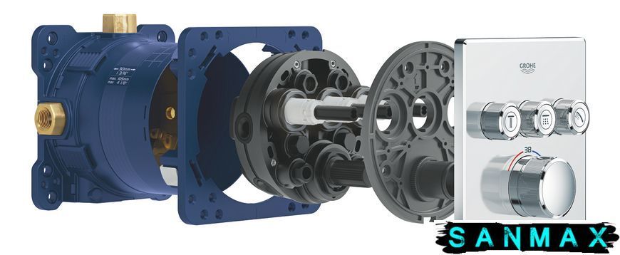 Вбудована душова система Grohe Grohtherm Smartcontrol (26405SC2) 26405SC2 фото