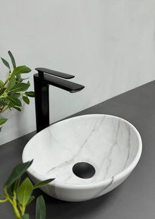 Умивальник накладний Vbi Parma S Мармур Природа Глянець VBI-011002 фото