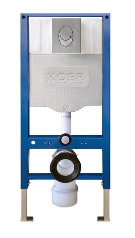 Інсталяція для унітазу пневмо Koer KT-0503-01 500x126x1150mm з панеллю KT-0606-01 Хром (KR5347) KR5347 фото