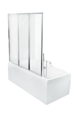 Шторка для ванни PMD Besco Ambition Besco Premium-3S 130х140 PAP-3S фото