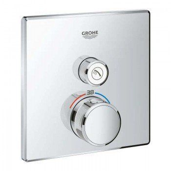 Термостат прихованого монтажу із одною кнопкою керування Grohe Grohtherm SmartControl (29123000) 29123000 фото