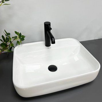 Умивальник накладний Vbi Ragusa Білий VBI-014500 фото
