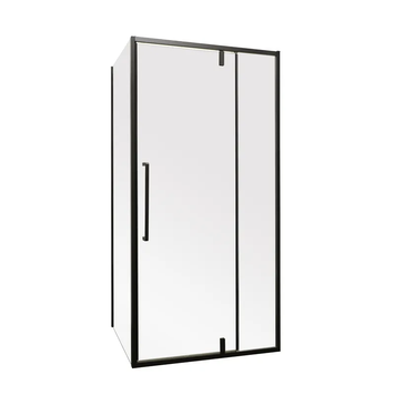Душова кабіна без піддону Mixxus Premium Bevel SC01-120x80x195-TR Чорний прозоре скло 6мм (MI6872) MI6872 фото