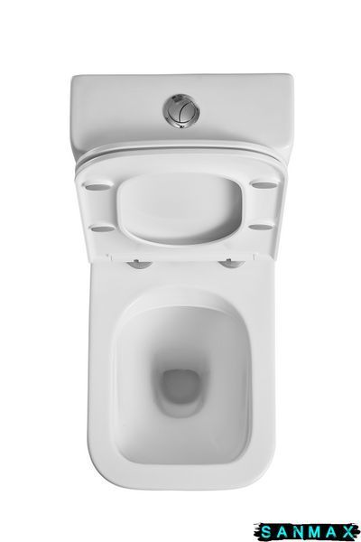 Унітаз-компакт Mixxus Premium Quadro-0401-R 610x365x825mm, система змиву Rimless (MP6457) MP6457 фото