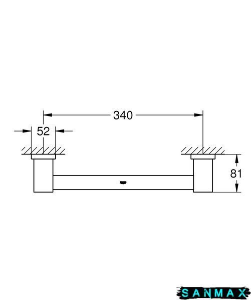 Поручень для ванної Grohe Essentials Cube New (40514001) 40514001 фото
