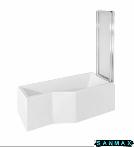 Шторка для ванни PMD Besco Ambition Besco Premium-3S 130х140 PAP-3S фото