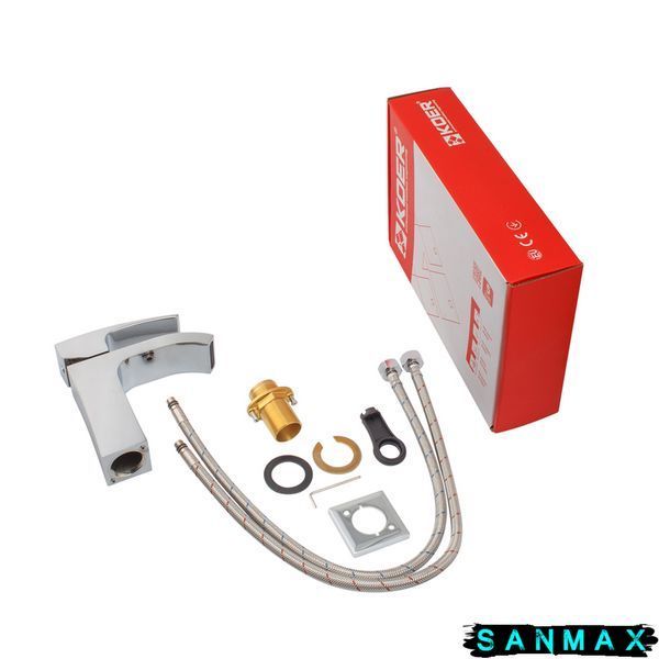 Змішувач для умивальника, хром Koer KB-12007-01 (KR3442) KR3442 фото
