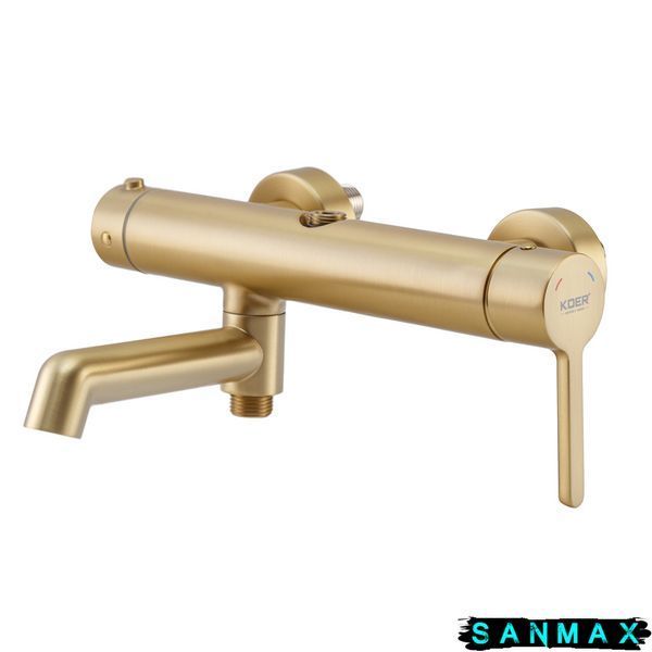 Душова система зі змішувачем Koer KB-56029-12 3 функції Матове Золото (KR5503) KR5503 фото