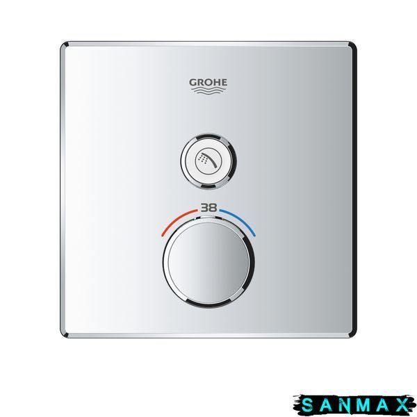 Термостат прихованого монтажу із одною кнопкою керування Grohe Grohtherm SmartControl (29123000) 29123000 фото
