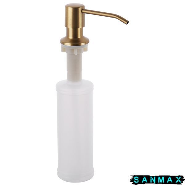 Набір Mixxus Set-6045-200x1.0-PVD-Золото (мийка + змішувач + диспенсер) (MX0589) MX0589 фото