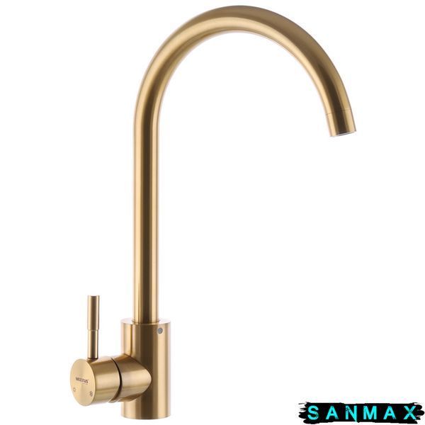 Набір Mixxus Set-6045-200x1.0-PVD-Золото (мийка + змішувач + диспенсер) (MX0589) MX0589 фото