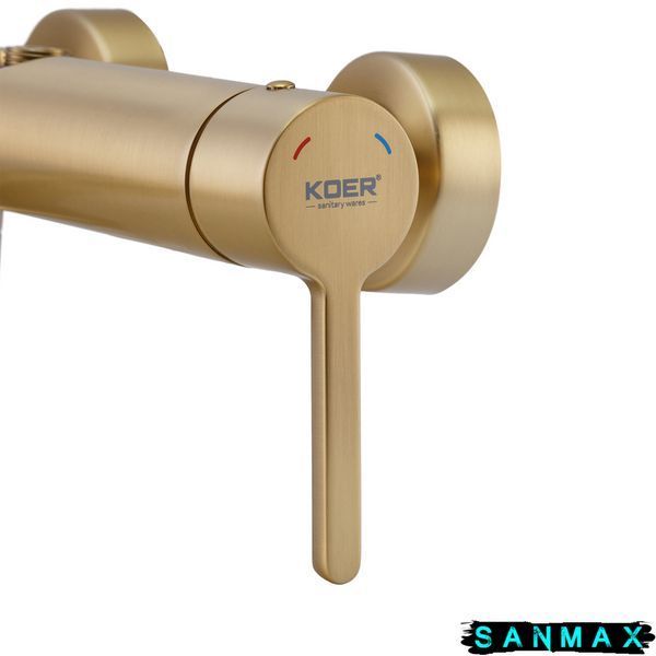 Душова система зі змішувачем Koer KB-56029-12 3 функції Матове Золото (KR5503) KR5503 фото