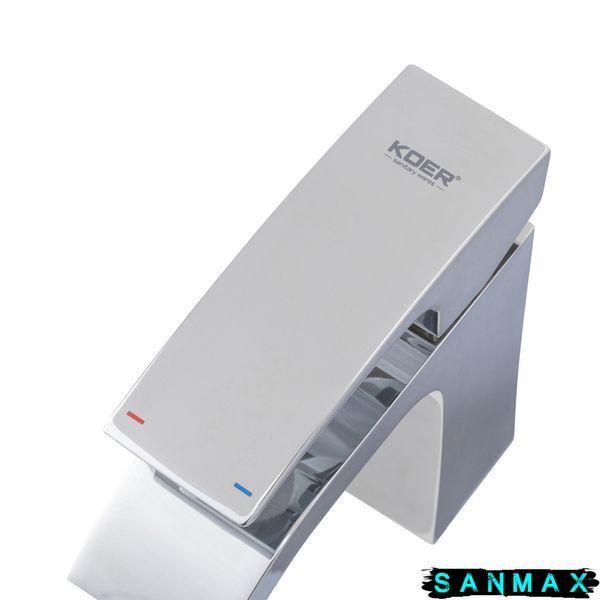 Змішувач для умивальника, хром Koer KB-12007-01 (KR3442) KR3442 фото