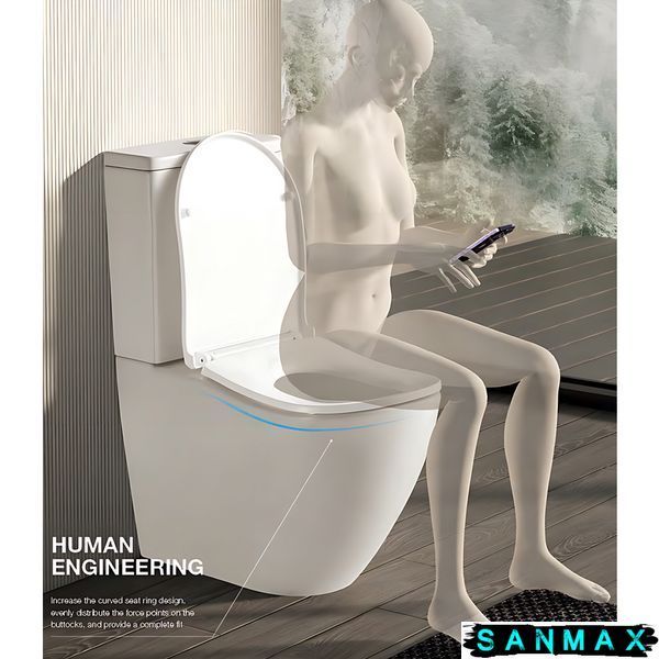 Унітаз-компакт ергономічний Koer TT-0202-T3 670x390x860mm система змиву Tornado 3.0 (KR5614) KR5614 фото