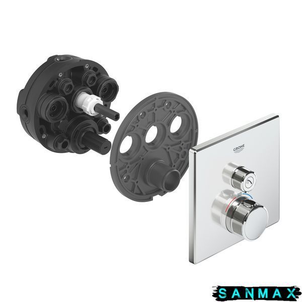 Термостат прихованого монтажу із одною кнопкою керування Grohe Grohtherm SmartControl (29123000) 29123000 фото
