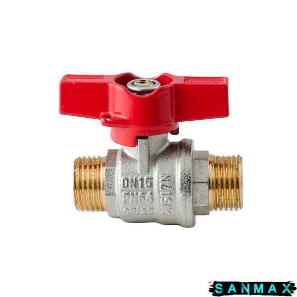 Кран кульовий 1/2 БШШ Вода Koer Extreme KE.219-15 Червоний метелик (KR5762) KR5762 фото