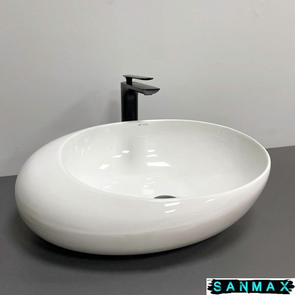 Умивальник накладний Vbi Riccia Білий VBI-017200 фото