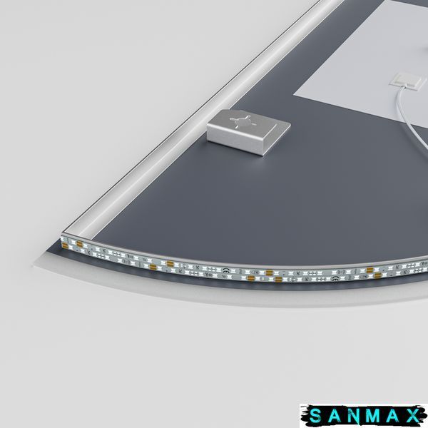 Дзеркало Mixxus Premium Topper MS03-60x120 (Led Touch, Anti-fog, димер (3-6,5kK)) (MP6635) MP6635 фото