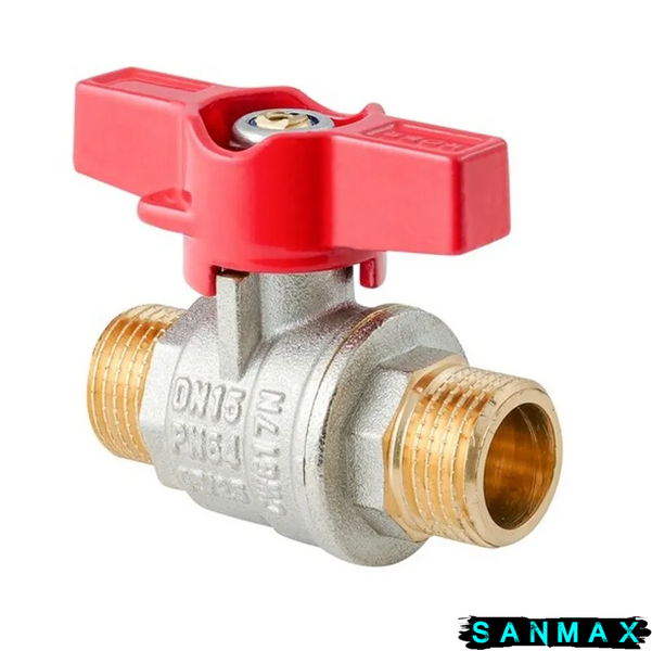 Кран кульовий 1/2 БШШ Вода Koer Extreme KE.219-15 Червоний метелик (KR5762) KR5762 фото
