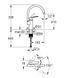 Змішувач для кухні Grohe Eurosmart New (33202003) 33202003 фото 4