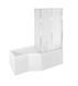 Шторка для ванни PMD Besco Ambition Besco Premium-3S 130х140 PAP-3S фото 3