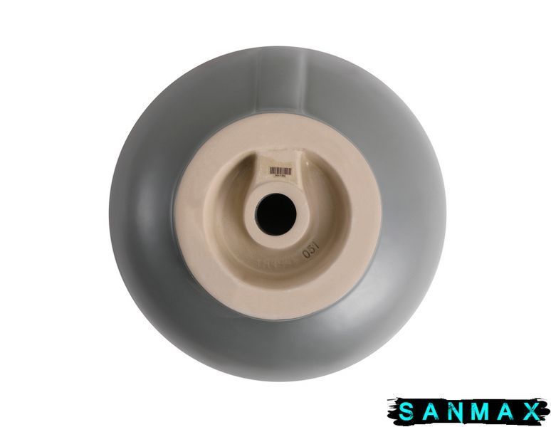 Умивальник накладний керамічний Mixxus Premium Topper-0201 Gray 410x410x165mm з переливом Сірий (MP6649) MP6649 фото