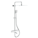 Душова система термостатична Koer KB-57011-01 Хром (KR4724) KR4724 фото 1