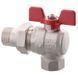Кран з американкою Roho 3/4" ВЗ кутовий, червоний метелик R106-075 (RO0090) (12/48) RO0090 фото 4
