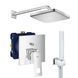 Вбудована душова система зі змішувачем Grohe Eurocube New Tempesta 250 (UA26415SC3) UA26415SC3 фото 1