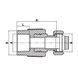 Муфта з євроконусом і накидною гайкою Koer K0240.PRO Білий - 20x3/4 PPR 210 (KP3134) KP3134 фото 2
