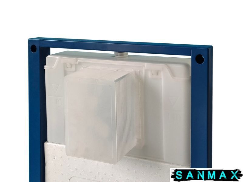 Інсталяція для унітазу пневмо Koer KT-0503-01 500x126x1150mm з панеллю KT-0606-01 Хром (KR5347) KR5347 фото