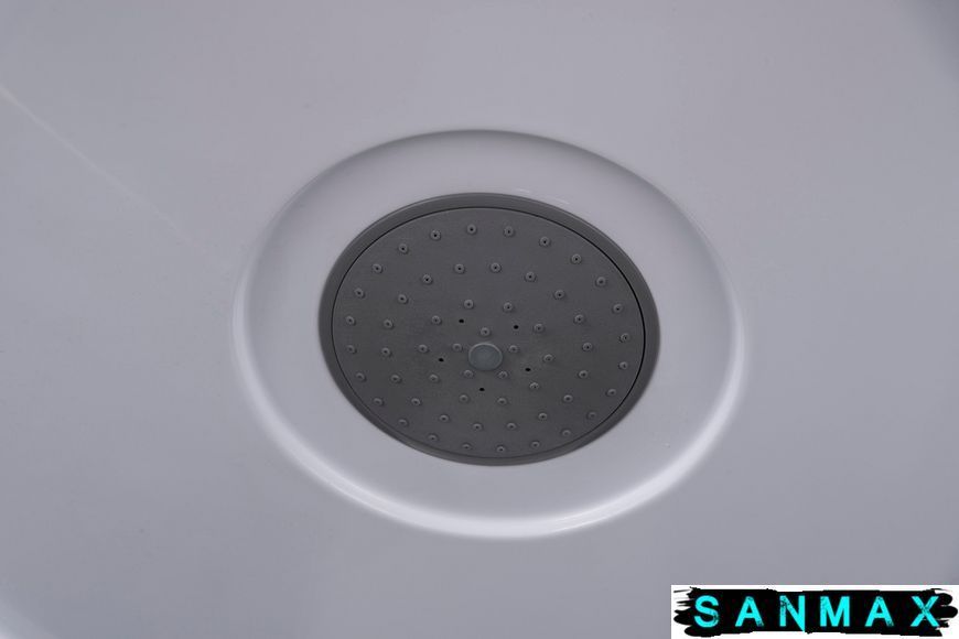 Бокс душовий з гідромасажем Mixxus Strong SBH01-90x90x215-GR Satin з високим піддоном (MI6889) MI6889 фото