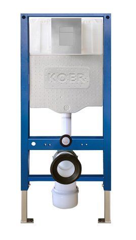 Інсталяція для унітазу пневмо Koer KT-0504-01 500x126x1150mm з панеллю KT-0607-01 Хром (KR5348) KR5348 фото