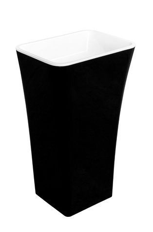 Умивальник вільностоячий Besco Assos B&W 40х50 #UMD-A-WOBW фото