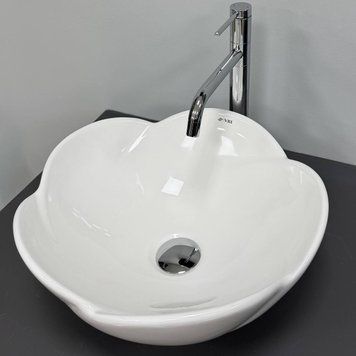 Умивальник накладний Vbi Rosolini Білий Vbi-012625 фото