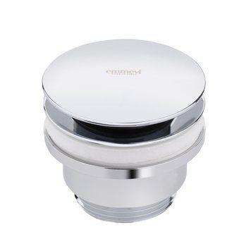 Донний клапан для умивальника універсальний Emmevi Хром (C05529E) C05529E фото