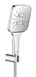 Душовий набір з тримачем, 3 режими струменю Grohe Rainshower SmartActive (26589000) 26589000 фото 3