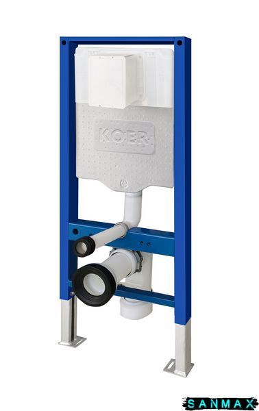 Інсталяція для унітазу пневмо Koer KT-0504-01 500x126x1150mm з панеллю KT-0607-01 Хром (KR5348) KR5348 фото