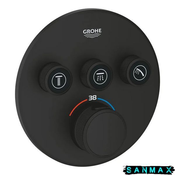 Термостат прихованого монтажу на 3 виходи Grohe Grohtherm SmartControl (29508KF0) 29508KF0 фото