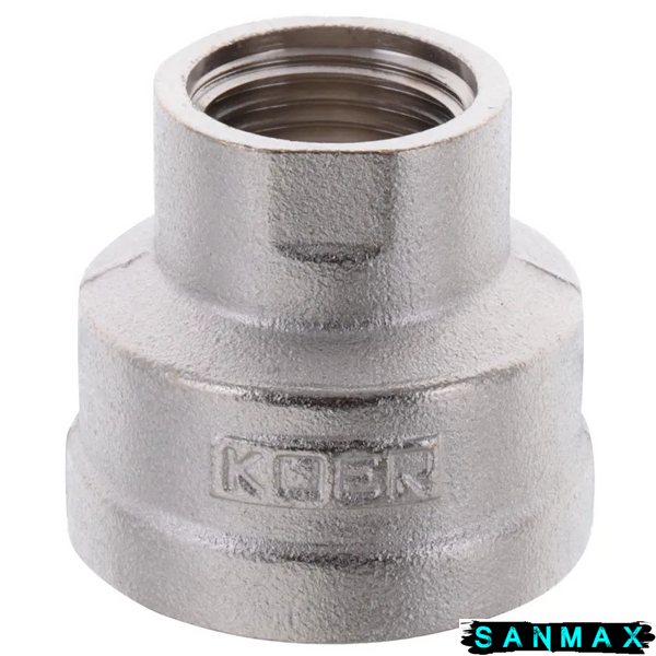 Муфта нікельована 1/2х1 Koer KF.C0610 (KF0016) KF0016 фото