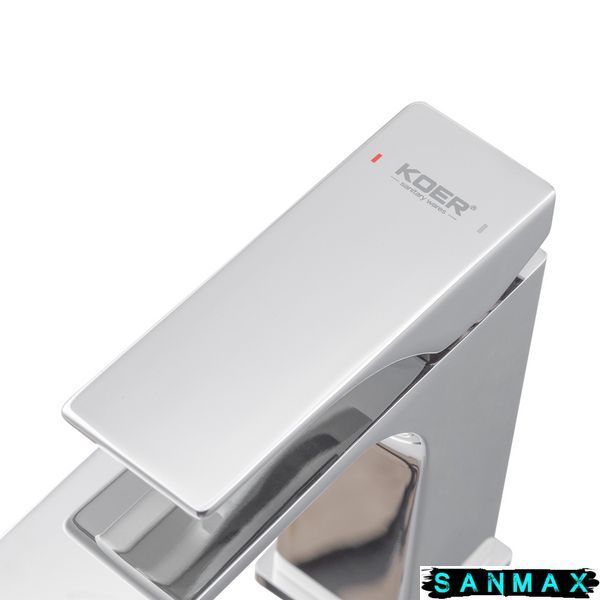 Змішувач для умивальника, хром Koer KB-10010-01 (KR3478) KR3478 фото